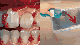 Dental biofilm microscopic view